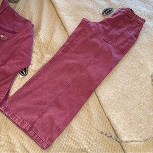NWT Scoop Raspberry Wide Leg Jeans 4